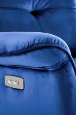 Semir elektromosan dönthető pihenőfotel – sötétkék - Image 11