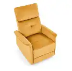 Semir elektromosan dönthető pihenőfotel – mustár - Image 2