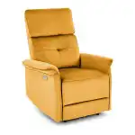 Semir elektromosan dönthető pihenőfotel – mustár - Image 4