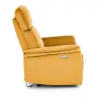 Semir elektromosan dönthető pihenőfotel – mustár - Image 6