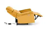 Semir elektromosan dönthető pihenőfotel – mustár - Image 9