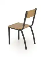 Milton étkezőszett (asztal + 4 szék) – natúr / fekete - Image 12