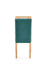 Clarion szék – sötétzöld / mézes tölgy - Image 6