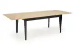 Edmondo bővíthető étkezőasztal – natúr / fekete - Image 7