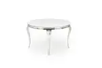 REGINALD asztal, kerek, szín: fehér márvány/ezüst - Image 11