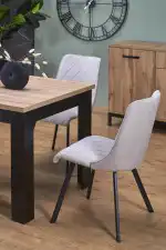 Bagio bővíthető étkezőasztal – artisan tölgy / fekete - Image 12