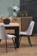 Bagio bővíthető étkezőasztal – artisan tölgy / fekete - Image 13