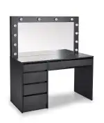 Hollywood XL fésülködőasztal – fekete - Image 10