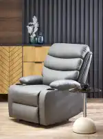Perus dönthető pihenőfotel – szürke - Image 3