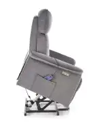 Semir 2 elektromosan dönthető masszázs pihenőfotel kiszállást segítő funkcióval – szürke - Image 4