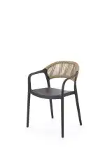 K582 rakásolható szék – fekete