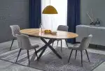 Acord bővíthető étkezőasztal – natúr / fekete