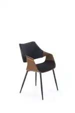 K586 szék – fekete / dió