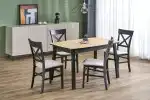Barril bővíthető étkezőasztal – artisan tölgy / fekete