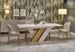 Brandon bővíthető étkezőasztal – kasmír / cremona tölgy - Image 2