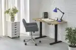 B54 állítható magasságú íróasztal – artisan tölgy / fekete - Image 2