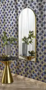 Curio fali tükör – arany - Image 6