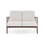 MILANO 2S ülőgarnitúra, szín: világos bézs/sötét dió - Image 8