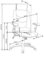 Stilo forgószék – fekete - Image 16