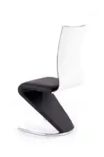 K194 szék – fekete / fehér / króm - Image 8