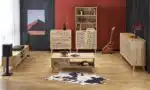 Borneo RTV-1 TV-állvány – artisan tölgy / fekete - Image 15