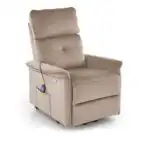 Semir 2 elektromosan dönthető masszázs pihenőfotel kiszállást segítő funkcióval – bézs - Image 11