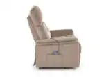 Semir 2 elektromosan dönthető masszázs pihenőfotel kiszállást segítő funkcióval – bézs - Image 2