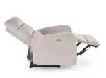Carinio elektromosan dönthető masszázs pihenőfotel – világos bézs - Image 3