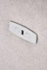 Carinio elektromosan dönthető masszázs pihenőfotel – világos bézs - Image 8