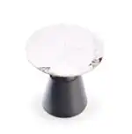 Magneta dohányzóasztal (2 db-os szett) – fehér márvány / fekete - Image 14
