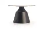 Magneta dohányzóasztal (2 db-os szett) – fehér márvány / fekete - Image 6