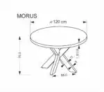 Morus kerek étkezőasztal – natúr - Image 12