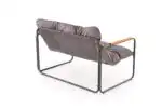 Hudson kerti garnitúra (kanapé + 2 fotel + dohányzóasztal) – szürke/barna - Image 49