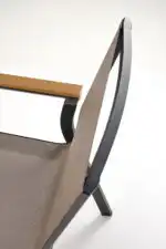 Fierro rakásolható kerti szék – fekete/szürke/barna - Image 5