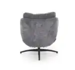 Pesto hintázó forgófotel lábtartóval – szürke - Image 12