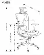 Vixen forgószék – fekete - Image 14