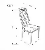 K577 szék – fekete - Image 29