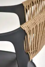 K582 rakásolható szék – fekete - Image 11