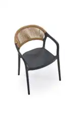 K582 rakásolható szék – fekete - Image 14