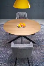 Acord bővíthető étkezőasztal – natúr / fekete - Image 11