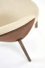 K583 szék – barna / bézs / dió - Image 5