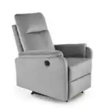 Crocus elektromosan dönthető pihenőfotel – szürke - Image 5