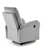Crocus elektromosan dönthető pihenőfotel – szürke - Image 6