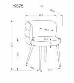 K575 szék – olíva - Image 15
