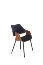 K586 szék – fekete / dió - Image 3