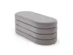 Calpi tárolós pad – szürke - Image 3