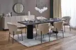 Bolero bővíthető étkezőasztal – fekete - Image 5