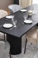 Bolero bővíthető étkezőasztal – fekete - Image 6