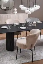 Bolero bővíthető étkezőasztal – fekete - Image 7