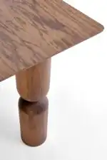 Japandi bővíthető étkezőasztal – világos dió - Image 8